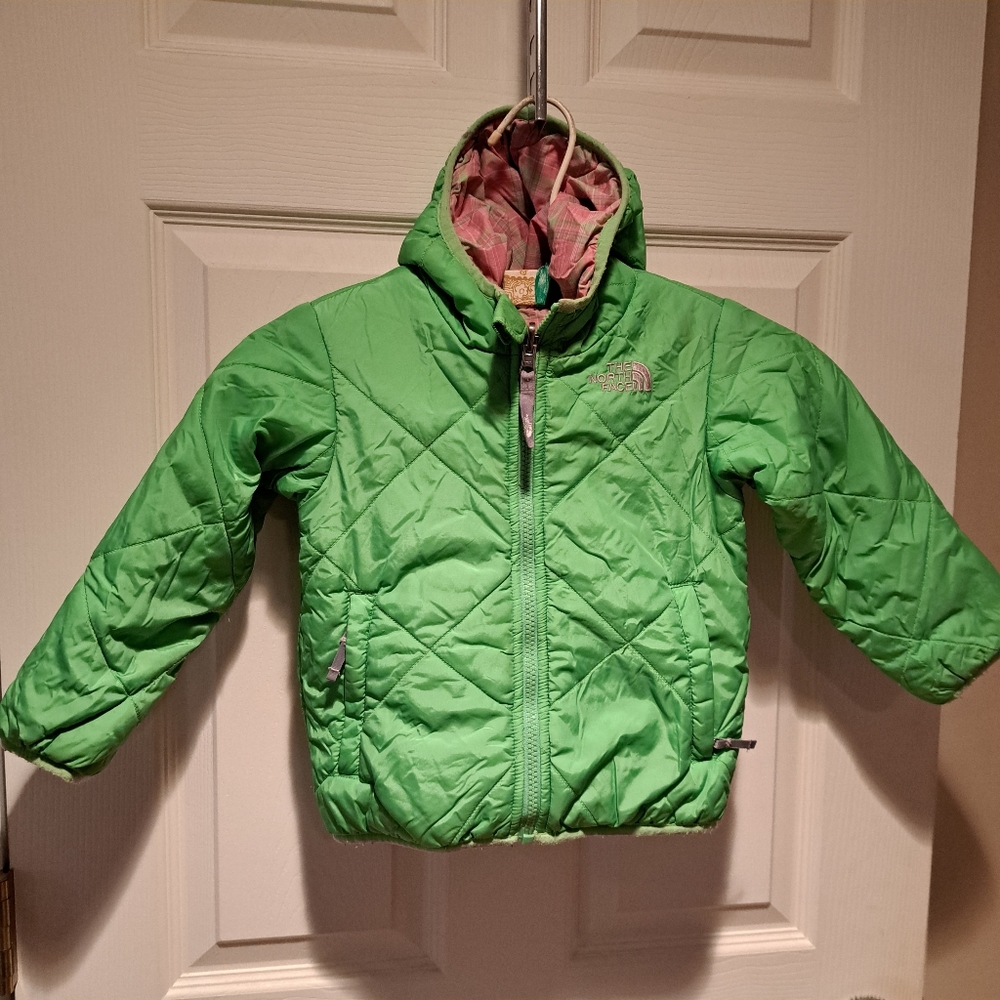 North Face reversible bubble jacket